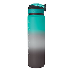 VAYANA Športová fľaša na pitie z RPET, 1000 ml, tyrkysová/čierna