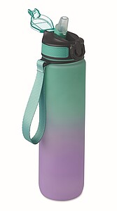 VAYANA Športová fľaša na pitie z RPET, 1000 ml, tyrkysová/fialová