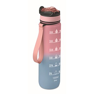 VAYANA Sportovní láhev na pití z RPET, 1000 ml, jemně růžová/jemně modrá