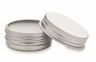Veganský balzám na rty ve šroubovací krabičce, bílý - reklamní předměty