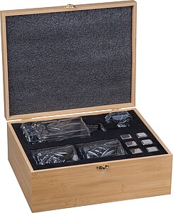 Velká whiskey sada, béžová