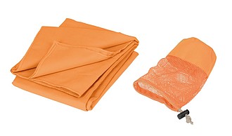 Velký rychleschnoucí ruční k mikrovlákna v obalu, oranžový