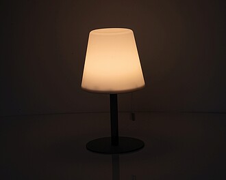 Venkovní lampa s možností změny barvy, bílá