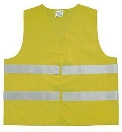 VESTA Reflexná bezpečnostná vesta, žltá