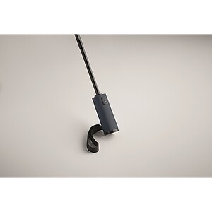 Větruodolný skládací deštník, tmavě modrá