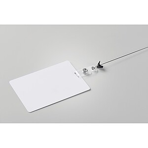 Visačka na šňůrku 80x120 mm, bílá