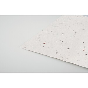 Vizitka semen divokých květin., bílá