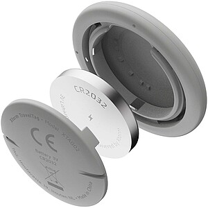 Voděodolný cestovní lokátor, špinavá bílá