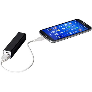 VOLTINO Kovová powerbanka 2200 mAh, černá