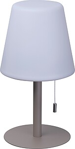 Vonku lampa s možnosťou zmeny farby, biela