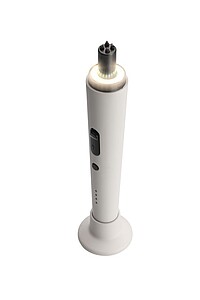 VS HIKARI Dobíjecí elektrický zapalovač, bílá