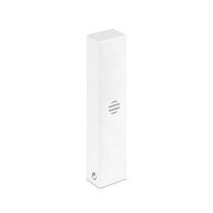 Výsuvná hliníková svítilna s 3 LED světly, magnetem a klipem, černá