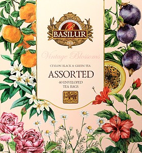 WARADA - BASILUR Vintage Blossoms Rôzne druhy prebal 40 gastro sáčkov