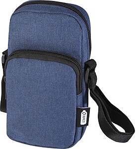 WARIA Crossbody taštička na telefón s nastaviteľnými popruhmi, modrá