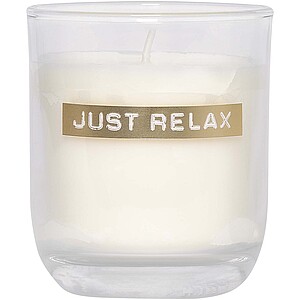 Wellmark Sada dávkovače mýdla 250 ml a svíčky 150 g, bílá