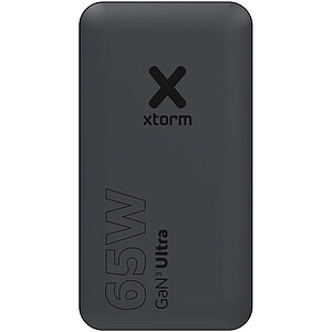 Xtorm rychlá cestovní 65W nabíječka s kabelem a cestovním pouzdrem, černá