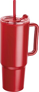 XXL termohrnček 1200 ml, červená