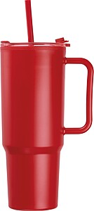 XXL termohrnek 1200 ml, červená