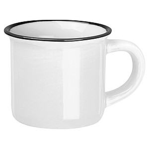 YAMAN Malý keramický hrnek na espresso, 60 ml, bílá