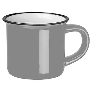 YAMAN Malý keramický hrnek na espresso, 60 ml, šedá
