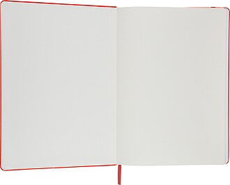 Zápisník A4 s pevnou vazbou, červená