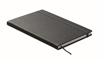 Zápisník A5, linkovaný, 100 listů, černý