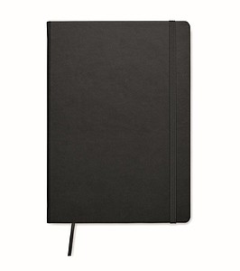 Zápisník A5, linkovaný, 100 listů, černý