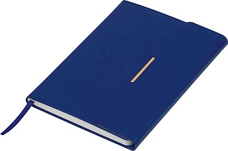 Zápisník A5 s magnetickým zatváraním, tmavomodrá