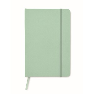 Zápisník A5 s RPET obálkou, 80 linkovaných stran, zelená