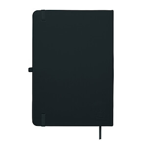 Zápisník A5 z recykl. PU, černá