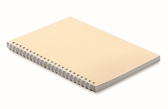Zápisník A5 z recyklovaného karton, béžová