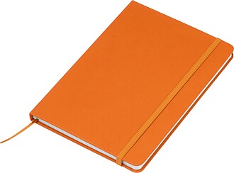 Zápisník A5 z recyklovaného papíru, oranžová