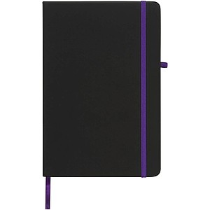 Zápisník Medium noir, černá/tmavě fialová