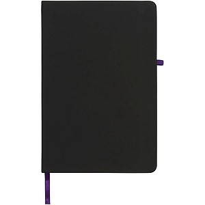 Zápisník Medium noir, černá/tmavě fialová