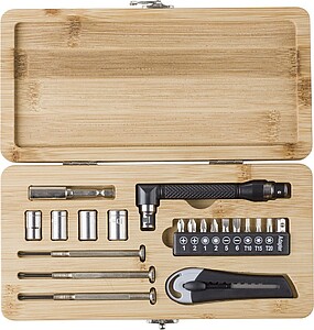 ZENORA Sada náradia v bambusovej krabičke