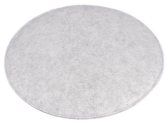 ZESETO Plstěný polštář k sezení, O35 cm, šedá - reklamní předměty