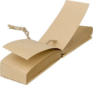 Značkovací lístky s bambusovou obálkou