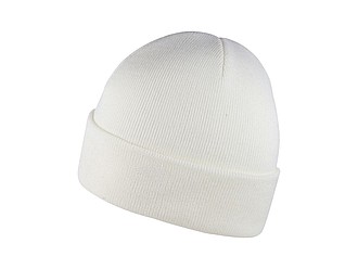 ZOBAR Dvojito pletená zimná čiapka, unisex, biela