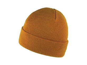 ZOBAR Dvojito pletená zimná čiapka, unisex, horčicová