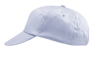 ŽOKEJ Pětipanelová bavlněná kšiltovka, bílá