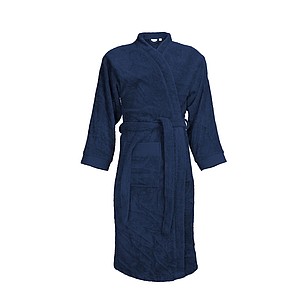 Župan KUSAMBA značky The One, unisex 340 g/m2, námornícka modrá, XXL/XXXL