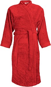 Župan KUSAMBA značky The One, unisex 340 gr/m2, červený, XXL/XXXL